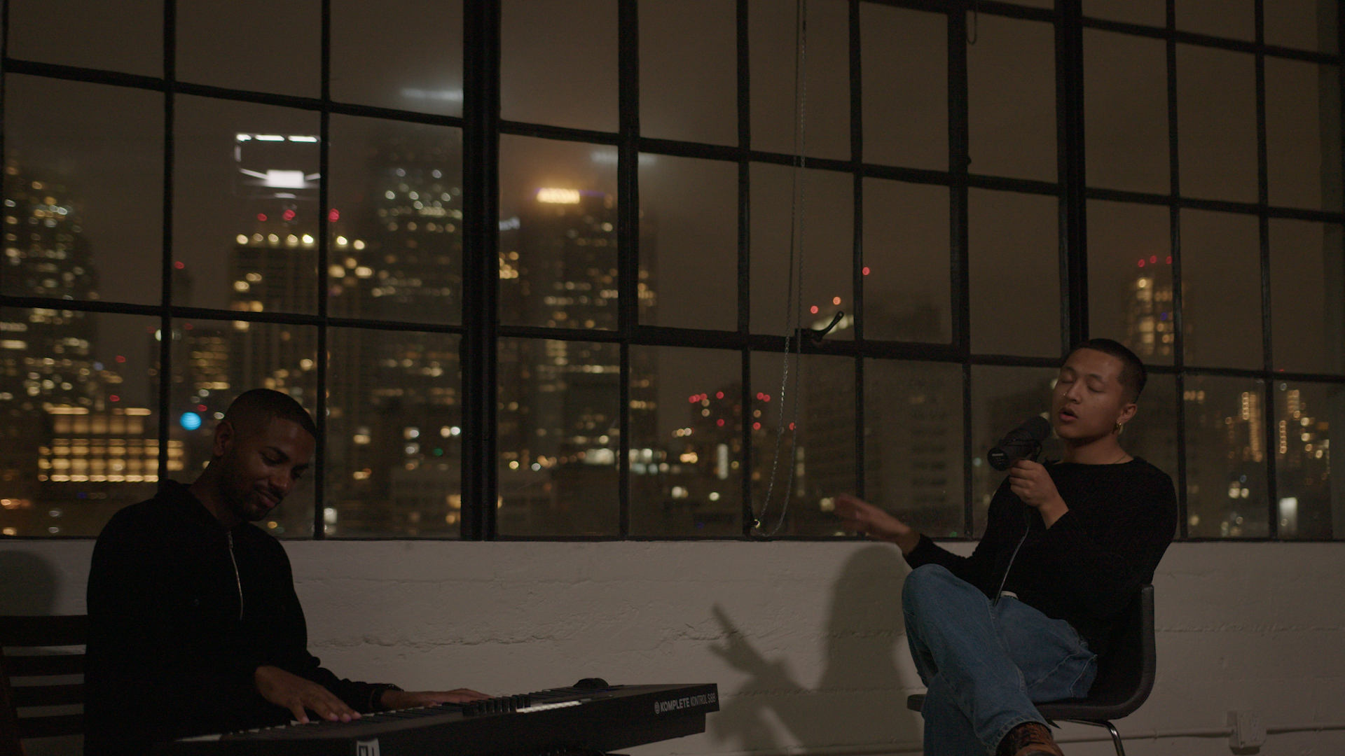 Behind the scenes — performing in the loft